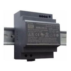 HDR-100-24 Power supply 24VDC 3.83A, DIN rail mount, MEAN WELL