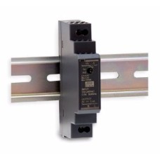 HDR-15-24 Power supply 24VDC 0.63A, DIN rail mount, MEAN WELL