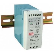 MDR-60-48 Power supply 148VDC 1.25A, DIN rail mount, MEAN WELL