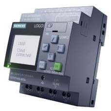 6ED1052-1MD08-0BA2 LOGO! 12/24RCE, logic module, display power supply / I/O: 12/ 24 V DC/relay, 8 DI (4 AI)/4 DO