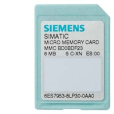 6ES7953-8LL31-0AA0 SIMATIC S7, Micro Memory Card P. S7-300/C7/ET 200, 3, 3V Nflash, 2 MB