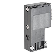 6ES7972-0BA12-0XA0 SIMATIC DP, Connection plug for PROFIBUS up to 12 Mbit/s 90° cable outlet, 15.8x 64x 35.6 mm (WxHxD), terminating resistor with isolating function, without PG socket
