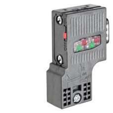 6ES7972-0BA52-0XA0 Connection plug for PROFIBUS up to 12 Mbit/s 90° cable outlet, Insulation displacement method FastConnect, without PG socket 15.8x 59x 35.6 mm (BxHxD)