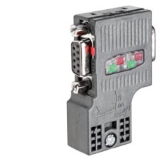 6ES7972-0BB52-0XB0 Connection plug for PROFIBUS up to 12 Mbps 90° cable outlet, 15.8x 59x 35.6 mm (WxHxD)