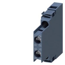 3RH2911-1DA02 auxiliary switch, lateral, 2 NC, on the left: 41/42, 51/52, on the right: 21/22, 31/32, current path: 1 NC, 1 NC, screw terminal, for contactors 3RT2.1