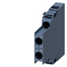 3RH2921-1DA11 auxiliary switch, lateral, 1 NO + 1 NC, on the left: 51/52, 63/64, on the right: 31/32, 43/44, current path: 1 NC, 1 NO, screw terminal, for contactors 3RT2 and contactor relays 3RH2