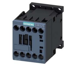 3RT2015-1BB41 power contactor 4 kW, 3-pole, 24 V DC, 50/60 Hz, auxiliary contacts: 1 NO