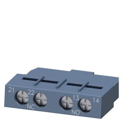 Siemens | 3RV2901-1E | Auxiliary Switch 1 NO 1 NC, Size S00/S0 - Auxiliary Contact Block 1 NO/1 NC 3RV2901-1E | Auxiliary Contact Block