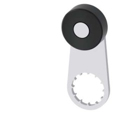 3SE5000-0AA24 twist lever for position switch 3SE51/52 Metal lever, 30 mm long with plastic roller 19 mm Roller on cover Rotated by 180° Rear of lever mountable