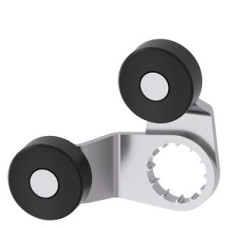 3SE5000-0AT03 Fork lever for position switch 3SE51 2 x lever made of stainless steel with one plastic roller 19 mm each for actuator head 3SE5000-0AT10 3SE5000-0AT03 Fork lever for position switch 3SE51 2 x lever made of stainless steel with one plastic roller 19 mm each for actuator head 3SE5000-0AT10