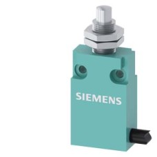 3SE5413-0CC21-1EA2 Position switch in compact design 30 mm wide with connection cable 2 m Snap-action contacts 1 NO+1 NC Rounded plunger with central mounting