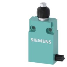 3SE5413-0CC22-1EA2 Position switch in compact design 30 mm wide with connection cable 2 m Snap-action contacts 1 NO+1 NC with rounded plunger with exterior seal