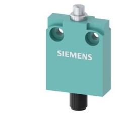 3SE5423-0CC20-1EB1 Position switch in compact design 40 mm wide with connector plug M12 Snap-action contacts 1 NO+1 NC with rounded plunger