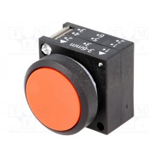 3SB3000-0AA21 22MM PLASTIC ROUND ACTUATOR: PUSHBUTTON WITH FLAT BUTTON WITH HOLDER RED