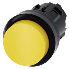 3SU1000-0BB30-0AA0 Pushbutton, 22 mm, round, plastic, yellow, pushbutton, raised, momentary contact type 3SU1000-0BB30-0AA0 Pushbutton, 22 mm, round, plastic, yellow, pushbutton, raised, momentary contact type