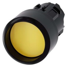 3SU1000-0CB30-0AA0 Pushbutton, 22 mm, round, plastic, yellow, Front ring, raised momentary contact type 3SU1000-0CB30-0AA0 Pushbutton, 22 mm, round, plastic, yellow, Front ring, raised momentary contact type