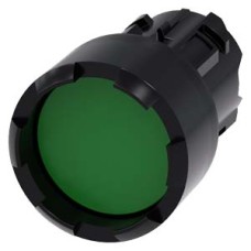 3SU1000-0DB40-0AA0 Pushbutton, 22 mm, round, plastic, green, Front ring, raised, castellated momentary contact type 3SU1000-0DB40-0AA0 Pushbutton, 22 mm, round, plastic, green, Front ring, raised, castellated momentary contact type