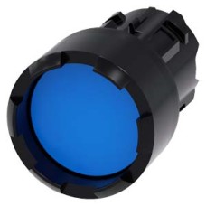 3SU1000-0DB50-0AA0 Pushbutton, 22 mm, round, plastic, blue, Front ring, raised, castellated momentary contact type 3SU1000-0DB50-0AA0 Pushbutton, 22 mm, round, plastic, blue, Front ring, raised, castellated momentary contact type