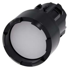 3SU1000-0DB60-0AA0 Pushbutton, 22 mm, round, plastic, white, Front ring, raised, castellated momentary contact type 3SU1000-0DB60-0AA0 Pushbutton, 22 mm, round, plastic, white, Front ring, raised, castellated momentary contact type