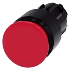 3SU1000-1AA20-0AA0 Mushroom pushbutton, 22 mm, round, plastic, red, 30 mm, latching, Pull-to-unlatch mechanism 3SU1000-1AA20-0AA0 Mushroom pushbutton, 22 mm, round, plastic, red, 30 mm, latching, Pull-to-unlatch mechanism