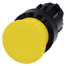 3SU1000-1AD30-0AA0 Mushroom pushbutton, 22 mm, round, plastic, yellow, 30 mm, momentary contact type 3SU1000-1AD30-0AA0 Mushroom pushbutton, 22 mm, round, plastic, yellow, 30 mm, momentary contact type
