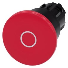 3SU1000-1BA20-0AD0 Mushroom pushbutton, 22 mm, round, plastic, red, inscription: O, 40 mm, latching, Pull-to-unlatch mechanism 3SU1000-1BA20-0AD0 Mushroom pushbutton, 22 mm, round, plastic, red, inscription: O, 40 mm, latching, Pull-to-unlatch mechanism