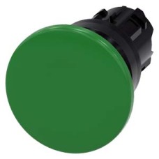 3SU1000-1BD40-0AA0 Mushroom pushbutton, 22 mm, round, plastic, green, 40 mm, momentary contact type 3SU1000-1BD40-0AA0 Mushroom pushbutton, 22 mm, round, plastic, green, 40 mm, momentary contact type