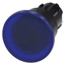 3SU1001-1BA50-0AA0 Illuminated mushroom pushbutton, 22 mm, round, plastic, blue, 40 mm, latching, Pull-to-unlatch mechanism 3SU1001-1BA50-0AA0 Illuminated mushroom pushbutton, 22 mm, round, plastic, blue, 40 mm, latching, Pull-to-unlatch mechanism