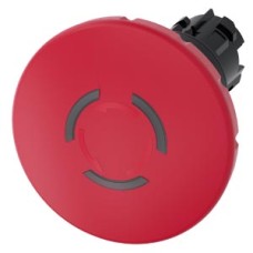 3SU1001-1JB20-0AA0 EMERGENCY STOP mushroom pushbutton, illuminable, 22 mm, round, plastic, red, 60 mm, positive latching 3SU1001-1JB20-0AA0 EMERGENCY STOP mushroom pushbutton, illuminable, 22 mm, round, plastic, red, 60 mm, positive latching