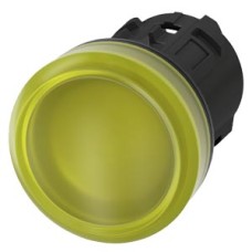 3SU1001-6AA30-0AA0 Indicator lights, 22 mm, round, plastic, yellow, lens, smooth 3SU1001-6AA30-0AA0 Indicator lights, 22 mm, round, plastic, yellow, lens, smooth