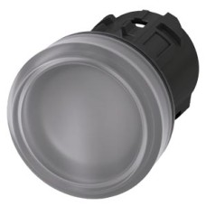 3SU1001-6AA70-0AA0 Indicator lights, 22 mm, round, plastic, clear, lens, smooth