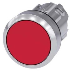 3SU1050-0AB20-0AA0 Pushbutton, 22 mm, round, metal, shiny, red, pushbutton, flat momentary contact type 3SU1050-0AB20-0AA0 Pushbutton, 22 mm, round, metal, shiny, red, pushbutton, flat momentary contact type