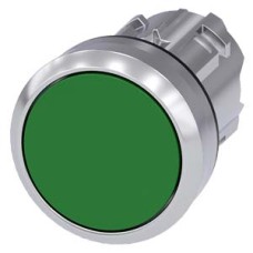 3SU1050-0AB40-0AA0 Pushbutton, 22 mm, round, metal, shiny, green, pushbutton, flat momentary contact type 3SU1050-0AB40-0AA0 Pushbutton, 22 mm, round, metal, shiny, green, pushbutton, flat momentary contact type