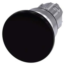 3SU1050-1BD10-0AA0 Mushroom pushbutton, 22 mm, round, metal, shiny, black, 40 mm, momentary contact type 3SU1050-1BD10-0AA0 Mushroom pushbutton, 22 mm, round, metal, shiny, black, 40 mm, momentary contact type