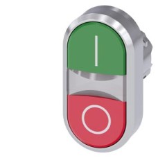 3SU1050-3AB42-0AK0 Dvigubas mygtukas, metalinis, žalias: "I", raudonas: "O" 3SU1050-3AB42-0AK0 Dvigubas mygtukas, metalinis, žalias: "I", raudonas: "O"