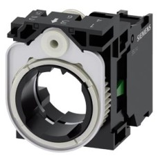 3SU1500-1AA10-1BA0 holder, 3-way, plastic, 1 NO, screw terminal