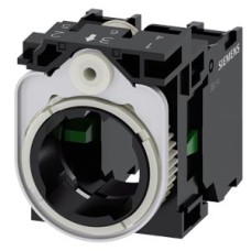 3SU1500-1AA10-1NA0 holder, 3-way, plastic, 1 NO, 1 NO, screw terminal