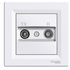 EPH3300121 Asfora, TV/R ending socket, 1dB, white
