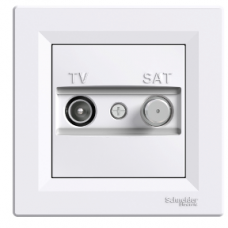 EPH3400421 Asfora, TV-SAT individual socket, 1dB, white
