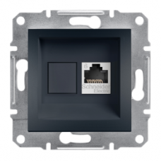 EPH4700171 Asfora - single Data socket - RJ45 cat.6 UTP anthracite