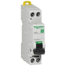 M9P22616 Miniature circuit breaker (MCB), Multi9 N40N, 1P+N, 16A, C curve, 10kA