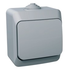 WDE000660 Cedar Plus – 1-pole 2-way switch – 16AX, grey