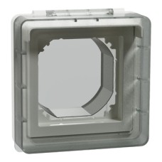 WDE002463 Exxact skaidrus dangtelis su tarpinėmis IP44, 71x71mm arba 55x55mm instaliacijai