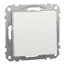 WDE002531 Perjungiklis p/t kryžminis, IP20, be rėmelio, užspaudžiami kontaktai, baltas, 16A, 250V, Exxact 