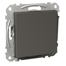 WDE003121 Perjungiklis p/t viengubas IP20, be rėmelio, antracito spalvos, 16A, 250V, Exxact