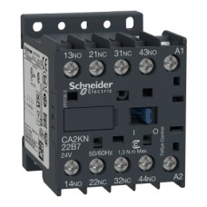 CA2KN22B7 Control relay, TeSys K, 2 NO + 2 NC, lt or eq to 690V, 24VAC coil