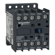 CA2KN22M7 Control relay, TeSys K, 2 NO + 2 NC, lt or eq to 690V, 220 to 230VAC coil