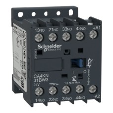 CA4KN31BW3 control relay, TeSys K, 4P(3NO+1NC), 690V, 24V DC low consumption coil