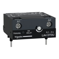 LA4DT0U TeSys Deca elektroninis laiko uždelsimo modulis On delay 0,1-2s, 24-250V DC/AC