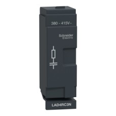 LAD4RC3N TeSys D suppressor RC module 380-415VAC, for LC1D40A-D80A, LC1DT60A-DT80A contactors